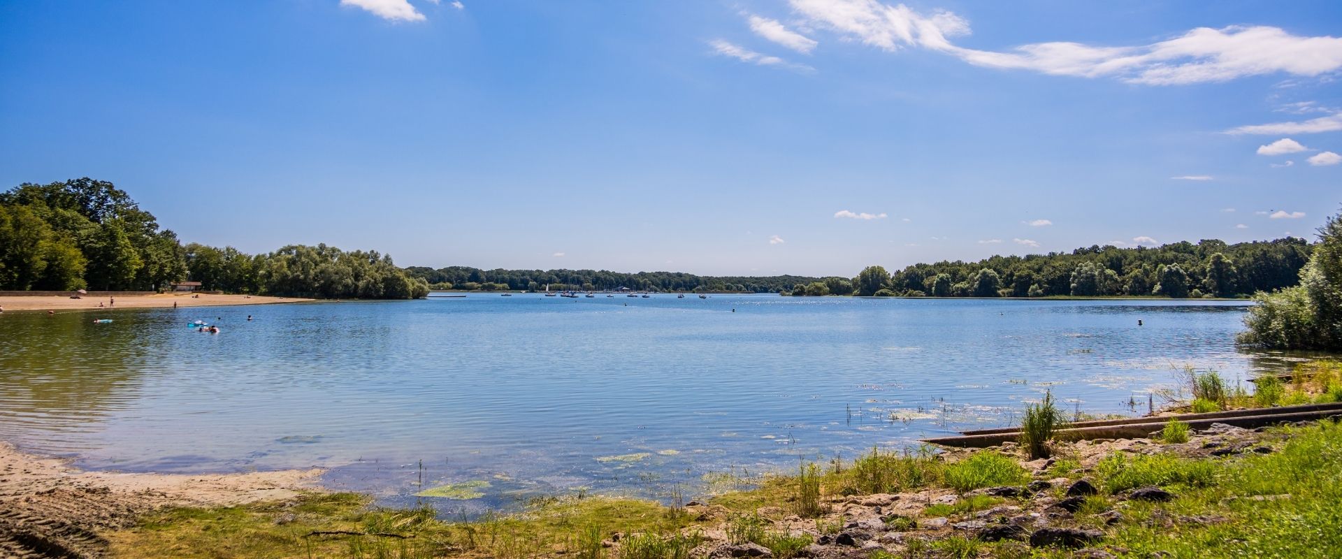 camping de la forêt proche lac